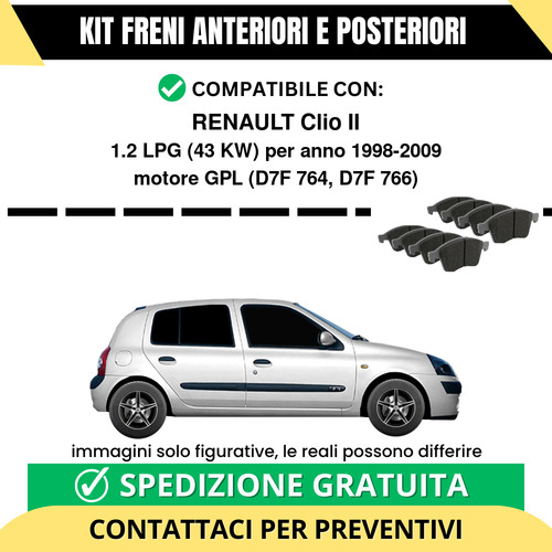 Pastiglie freno ant post - freno,