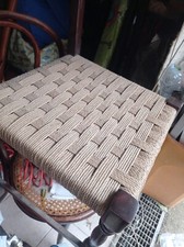  SEDIE  LEGNO MASSELLO CON INTRECCIO NUOVO RIFATTO 6 PEZZI ASSIEME