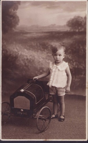 Cartolina fotografica bambino - cartolina,