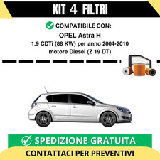 Kit 4 Filtri Tagliando per
