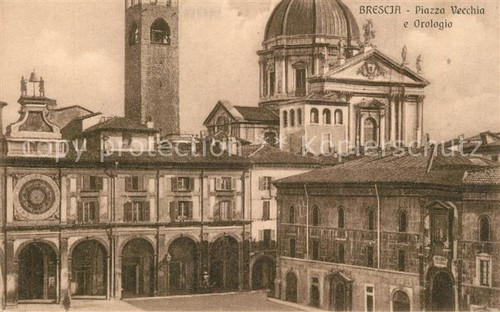 Brescia piazza vecchia - vecchia, e