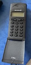 Retro Ericsson T18s "Antracite" grigio cellulare tastiera flipcover telefono - (1999)