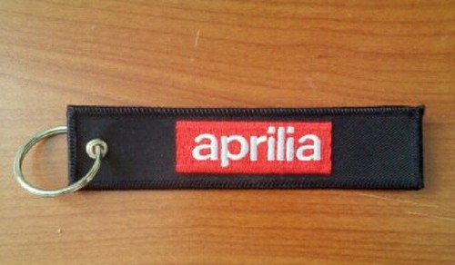 Portachiavi aprilia nero - portachiavi,