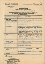 Documento, WW2, ordine di