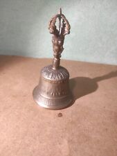 antica Campana Bronzo Vintage Simbolo Stella Di David (Manca Pendolo)