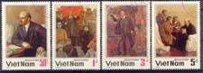 VIETNAM 1984 PERSONAGGI FAMOSI LENIN 4 VAL. Cat.M.1501-04