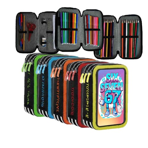 Astuccio portacolori zip six - zip,
