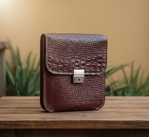 Borsa pelle coccodrillo - borsa, di