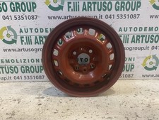 CERCHIO IN FERRO ROSSO FIAT