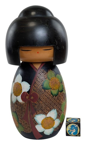 Bambola creativa kokeshi con - kokeshi,