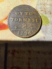 Moneta 8 tornesi 1796 Regno di
