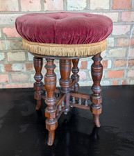 Sgabello pianoforte rotondo