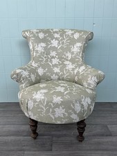 Antica Poltroncina Da Camera Fine ‘800 In Stile Napoleonico