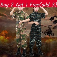 Abbigliamento sportivo mimetico per bambini con tessuto traspirante Qui Dry per bambini attivi