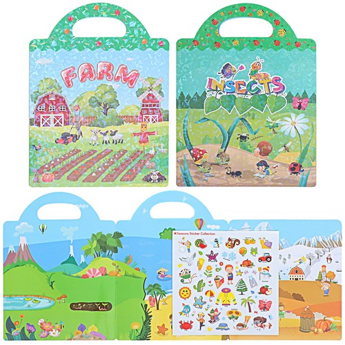 Sets libro adesivi per - , 3