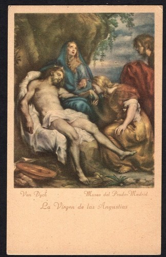 Santino antico madonna - santino,