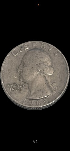 1965 washington quarter - quarter, errore