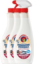 Sgrassatore Chanteclair 3 pezzi Marsiglia bianco super potente universale 700ml