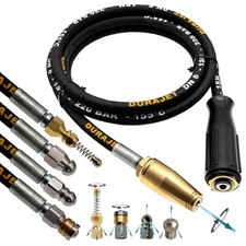 Tubo pulizia tubi per Kärcher Kränzle HD HDS M22 IG + 5x ugello 220 bar 155°C