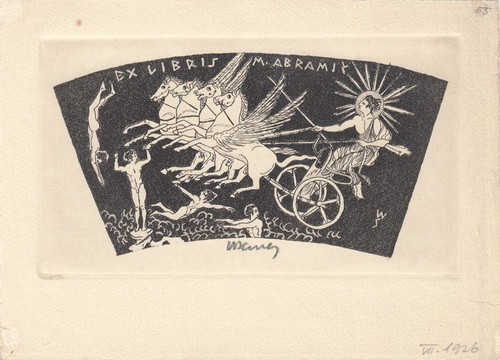 Exlibris bookplate incisione - exlibris,