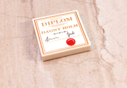 Nuovo lego diploma gag - diploma,