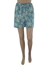 Zeta Zukki Bermuda Pigiama Donna Verde Pile Vintage Anni 80 Neve Taglia Medium