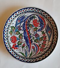 Piattino parete muro ceramica dipinto a mano Turchia Kütahya Altino Gini Vintage
