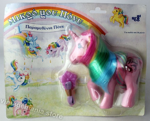 Raro unicorno arcobaleno
