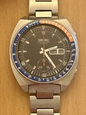 Seiko Pogue 6139-6002 Blue dial Chronograph Vintage