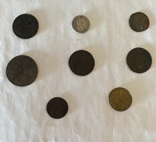 Lotto 8 vecchie monete Rif. 2A