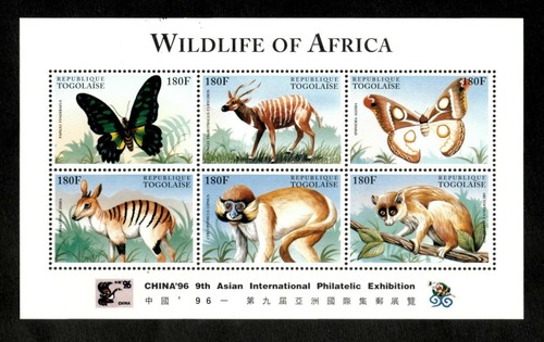 Togo 1996 fauna selvatica - togo,