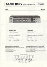 Grundig Manuale di servizio V