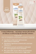 Just Crema Schiarente per macchie della pelle con crescione e soia form. 100 ml