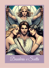 CARTE TAROCCHI GOLD ANGEL , ARCANI MAGGIORI , GRANDI DIMENSIONI , UNICI 