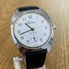 Orologio Vintage Perseo Ferrovie Dello Stato Anni 70 Incabloc 36 mm Swiss Made