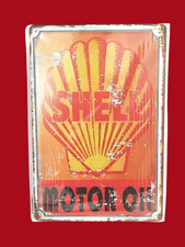 Insegna Targa Vintage Shell