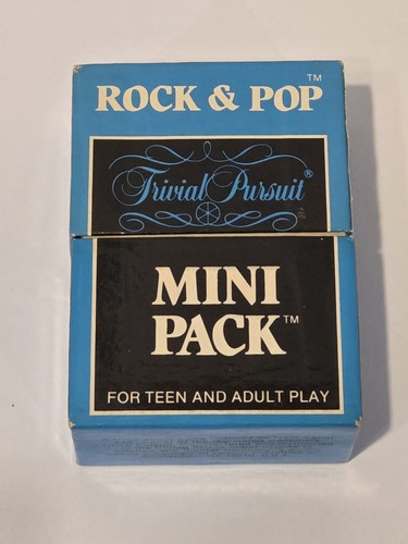 1987 trivial pursuit rock - rock, &