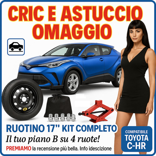 Kit ruotino scorta - ruotino, 17"