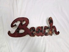 Insegna Saldata "Spiaggia"