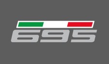 1 Adesivo DUCATI Monster per tappo serbatoio 695 con bandierina tricolore