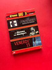 Film DVD POLTERGEIST + REGINA DEI DANNATI + VENERDì 13 Cofanetto Slipcase USATO