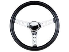 Volante Grant cromato senza TÜV Jeep CJ + Wrangler YJ