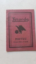 Torpedo cambio biciclette 1927 anteguerra francese depliant brochure originale