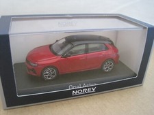 NOREV OPEL ASTRA HATCH in ROSSO con TETTO NERO 1/43 CONCESSIONARIO MODELLINO AUTO VAUXHALL