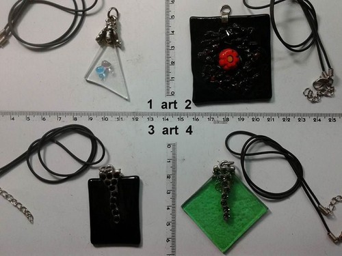 Collana ciondolo murrine - ciondolo,