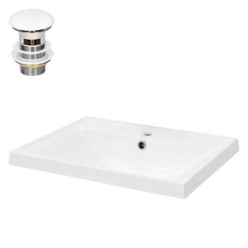 Lavabo incasso ceramica - in,