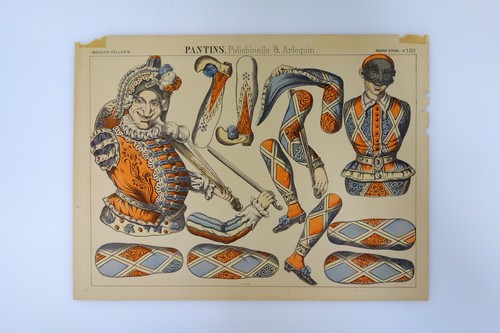 Pantins pulcinella arlecchino - pantins,