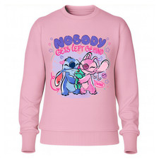 FELPA STITCH NOBODY Girocollo