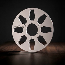 2 bobine di nastro vuote Pro 10,5" argento 8 fori stile 1/4" per registratori a nastro R2R