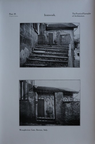 Stampa architettura 1909 - stampa,